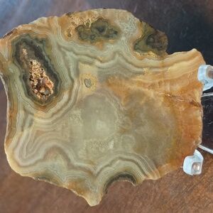 Banded Agate Crystal Rock Naturally made in nature millions of years ago. 3 pc.